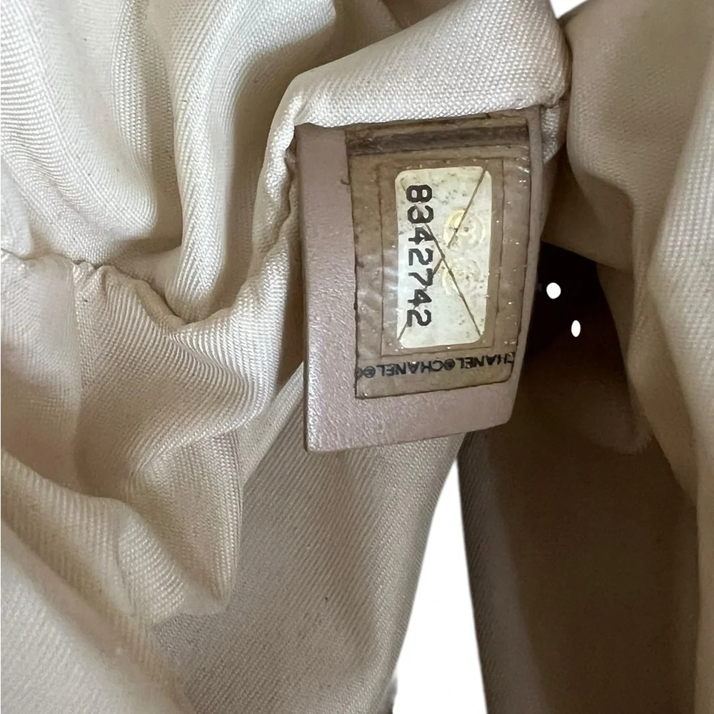 CHANEL Cream Canvas Travel Line